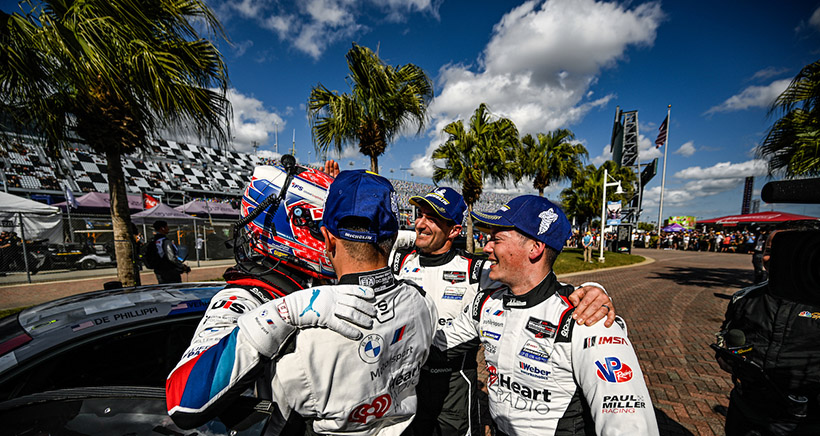 Paul Miller Racing BMW in GTD PRO at Rolex 24 At Dayton
