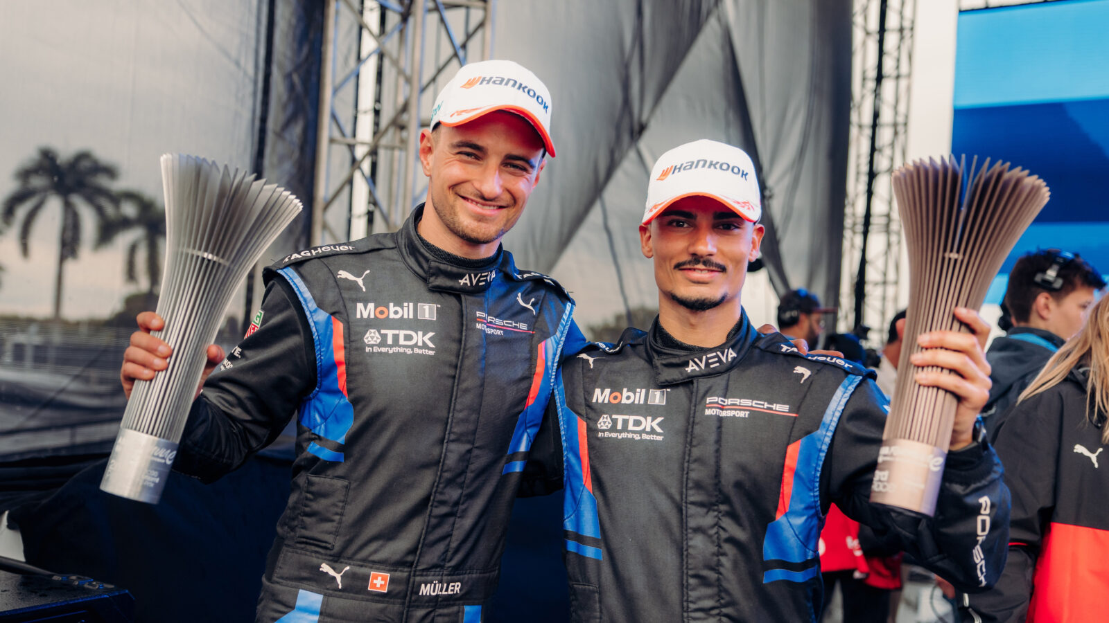 Porsche logra doble podio en el E-Prix de Miami de Fórmula E con Müller y Wehrlein